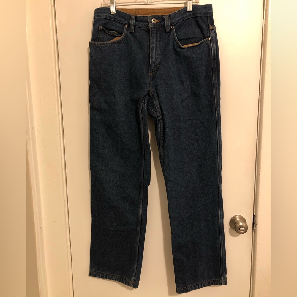 Duluth Trading Dark Blue work jeans